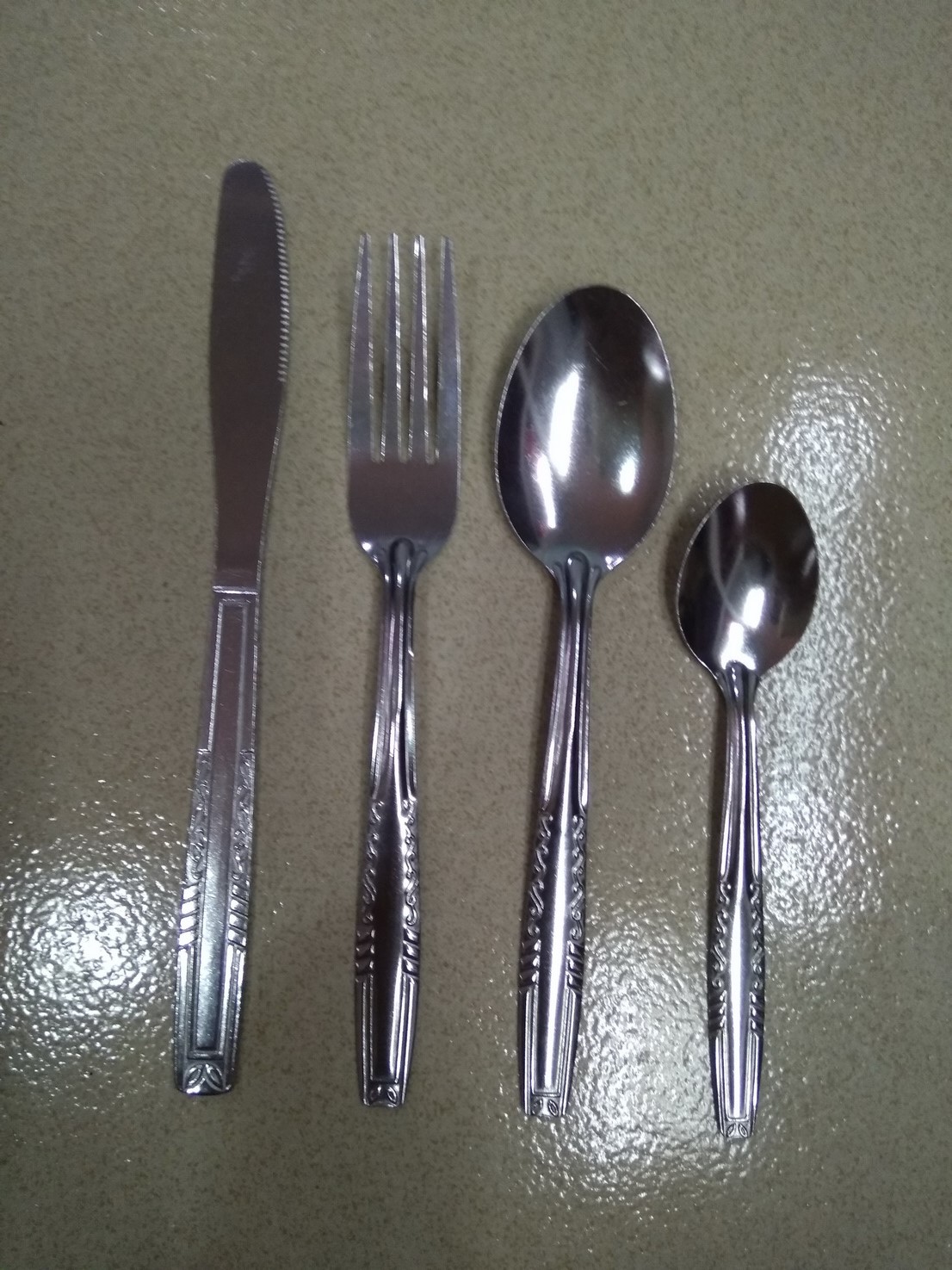 1131 Machine/Tumble polish Cutlery Flatware spoon fork knife