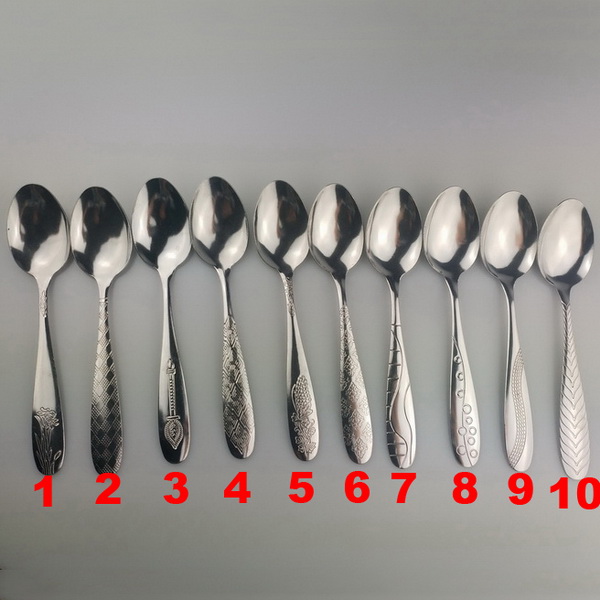 BIG SPOON FORK  Machine/Tumble polish Cutlery Flatware spoon fork knife RUSIA MIDDLE EAST 