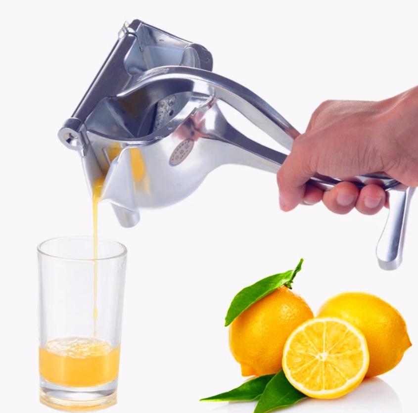 Manual Fruit Juicer Alloy Citrus Press, Heavy Duty Hand Press Fruit Juicer Detachable Lemon Lime Squeezer