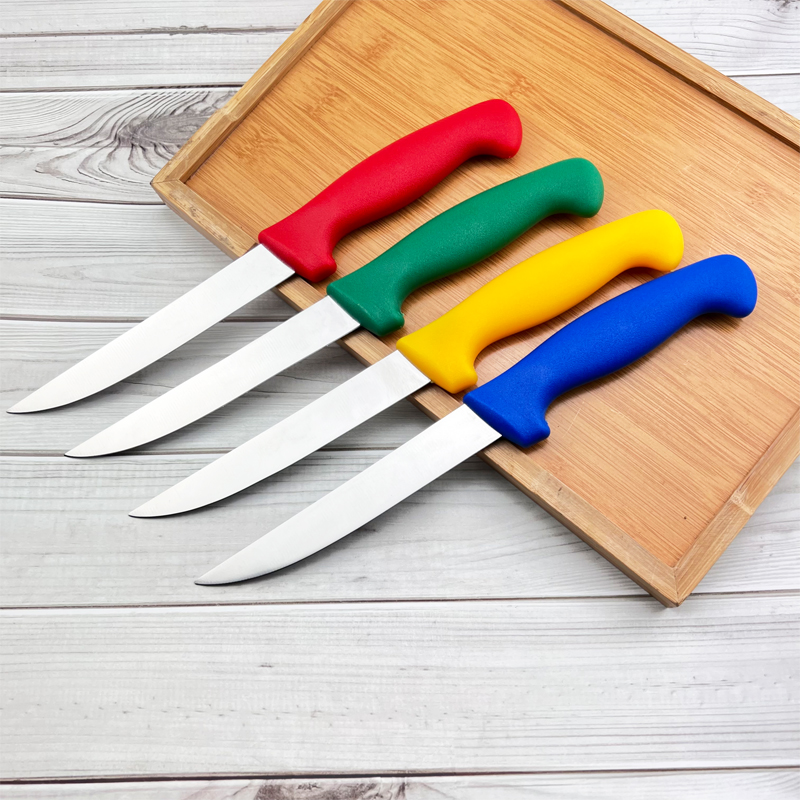 Hot sell stainless steel knife sets with pp block 